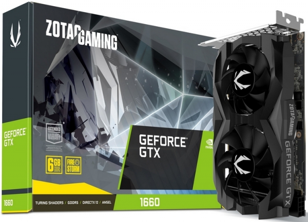 Zotac представила две собственные версии GeForce GTX 1660