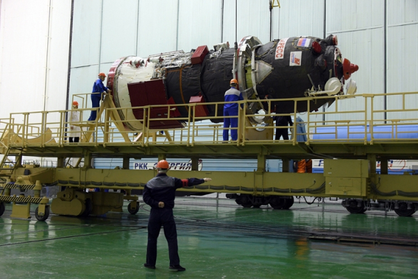 Фото дня: грузовой корабль «Прогресс МС-11» готовится к запуску