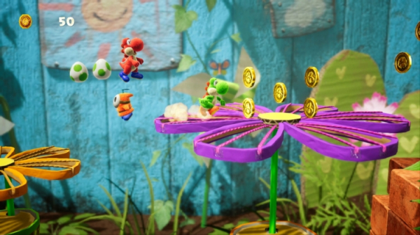 Видео: преимущества кооператива к запуску «картонного» платформера Yoshi's Crafted World