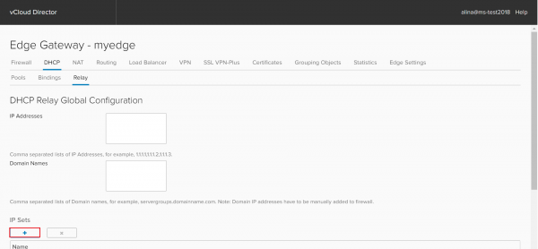 VMware NSX для самых маленьких. Часть 3. Настройка DHCP