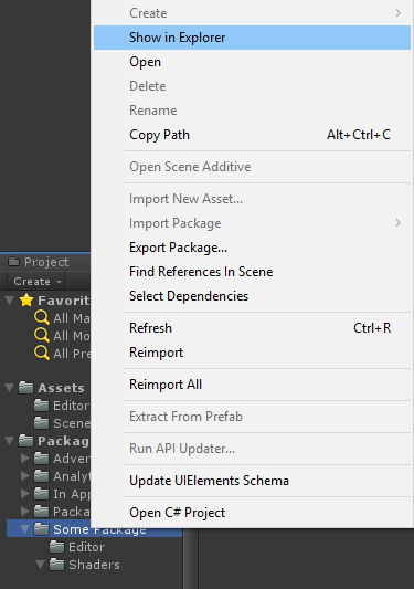 Unity Package Manager