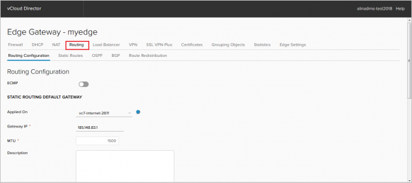 VMware NSX для самых маленьких. Часть 4. Настройка маршрутизации