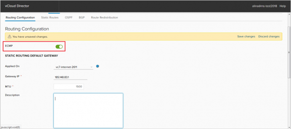 VMware NSX для самых маленьких. Часть 4. Настройка маршрутизации