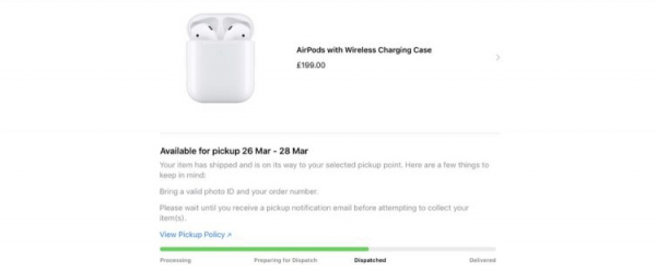 Apple начала поставки AirPods второго поколения