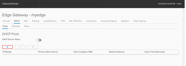 VMware NSX для самых маленьких. Часть 3. Настройка DHCP