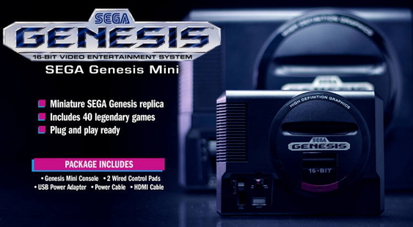 Ретро-консоль Sega Mega Drive Mini выйдет в сентябре с 40 предустановленными играми