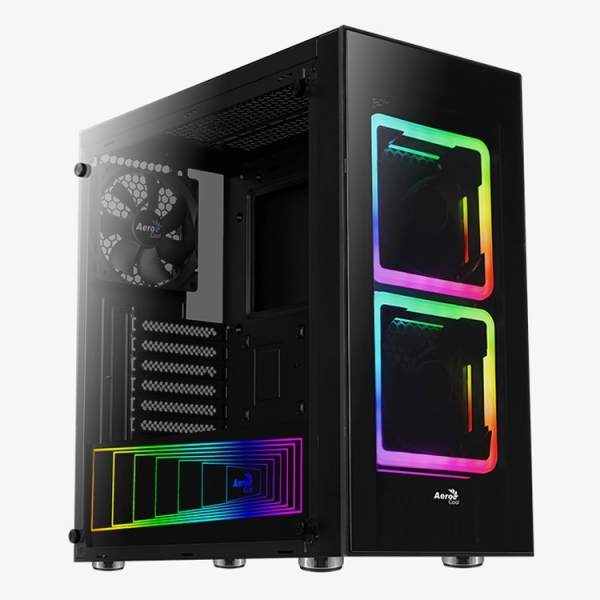 ПК-корпус Aerocool Tor: вентиляторы с RGB-подсветкой и закалённое стекло