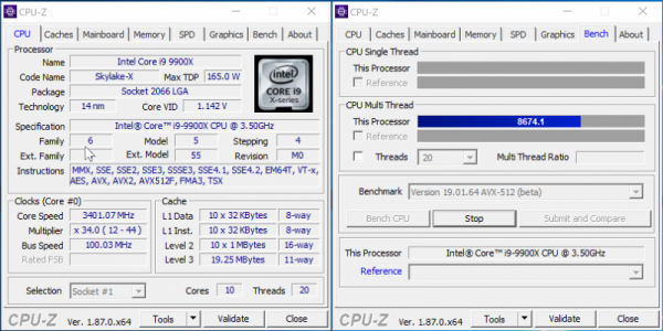 Новая статья: Core i9-9900X против Core i9-9900K: буква меняет всё