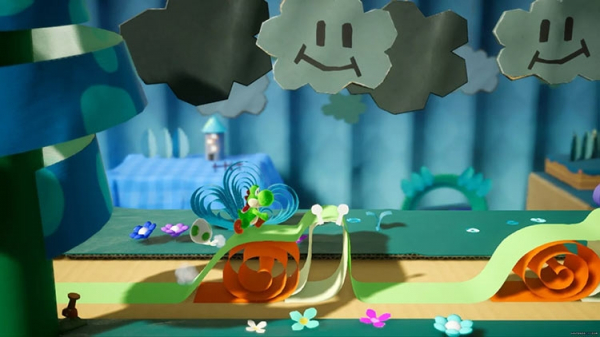 Трейлер к запуску «картонного» платформера Yoshi's Crafted World на Nintendo Switch