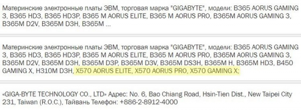 Gigabyte готовит десяток материнских плат на чипсетах AMD X570 и X499