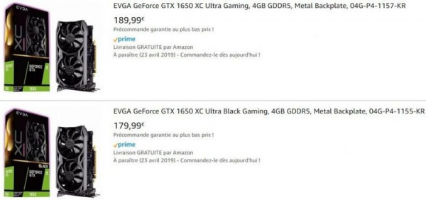 Стоимость видеокарт GeForce GTX 1650 будет стартовать с отметки в $149