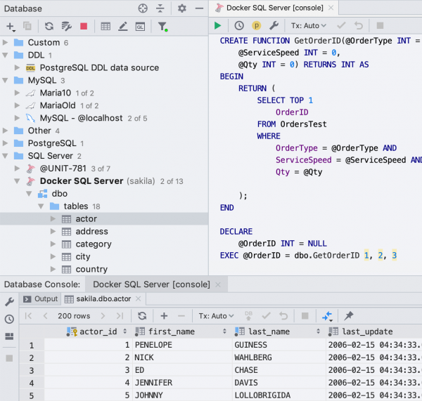 DataGrip 2019.1: поддержка новых баз, инициализационные скрипты, новые инспекции и другое