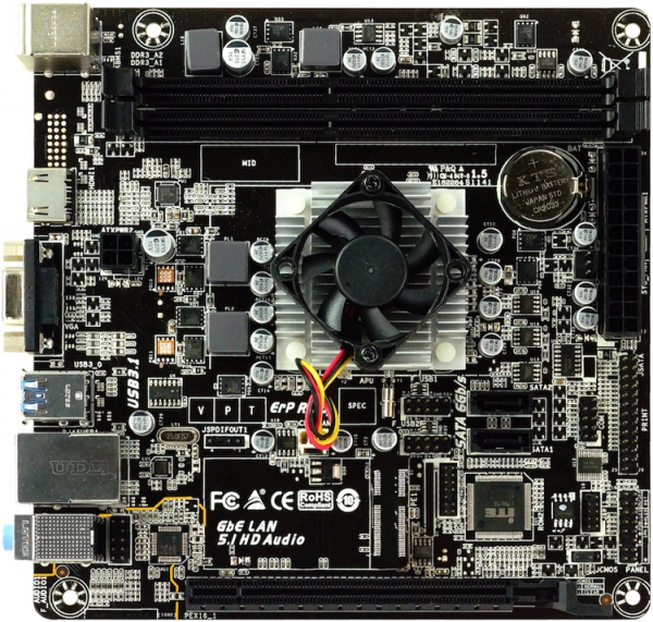 В оснащение платы Biostar A68N-5600E вошёл гибридный процессор AMD A4