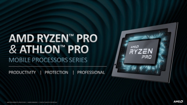 AMD представила новые мобильные APU Ryzen Pro и Athlon Pro