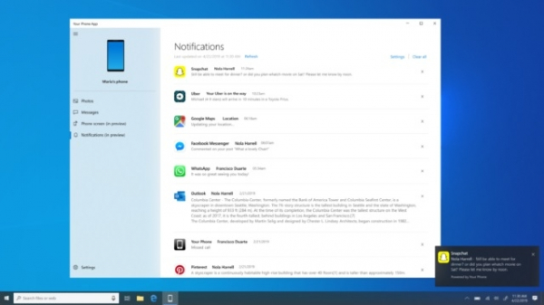 В Windows 10 расширили поддержку смартфонов