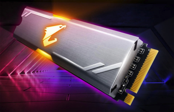 Aorus RGB M.2 NVMe SSD: быстрые накопители ёмкостью до 512 Гбайт