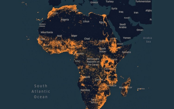 Facebook использует ИИ-систему для составления карты плотности населения Земли