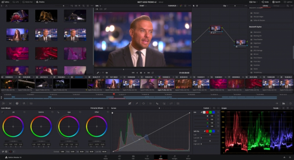 Blackmagic представила бета-версию мощного пакета монтажа видео DaVinci Resolve 16