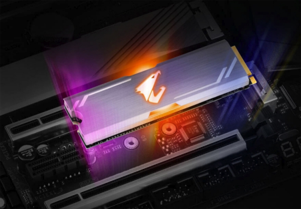 Aorus RGB M.2 NVMe SSD: быстрые накопители ёмкостью до 512 Гбайт