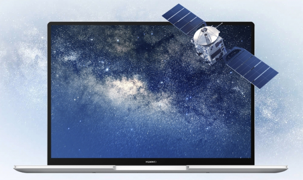 Экран ноутбука Huawei MateBook 14 занимает 90 % площади крышки