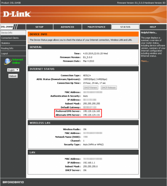 Обнаружена атака по подмене DNS на роутерах D-Link и не только