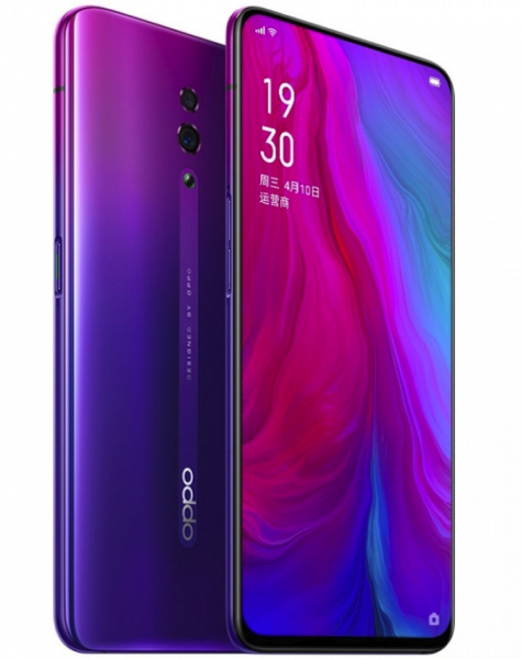 Без рамок и вырезов в экране: смартфон OPPO Reno предстал на пресс-изображениях