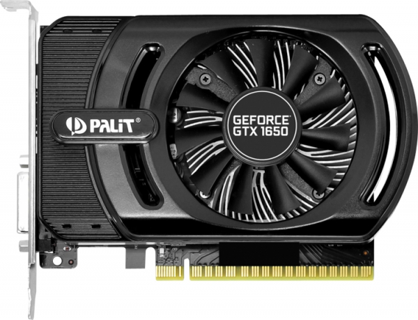 Частота ядра ускорителя Palit GeForce GTX 1650 StormX OC достигает 1725 МГц
