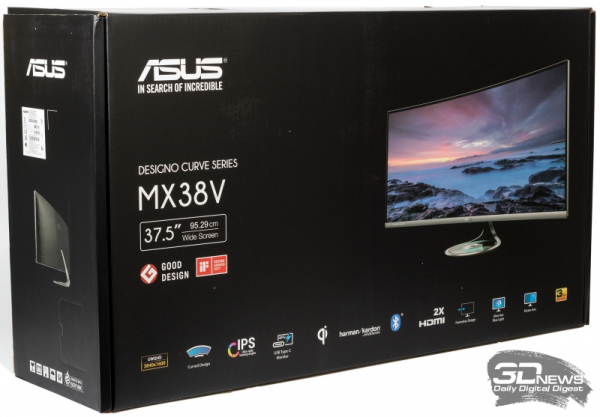 Новая статья: Обзор 37,5-дюймового ASUS Designo Curve MX38VC: модный монитор