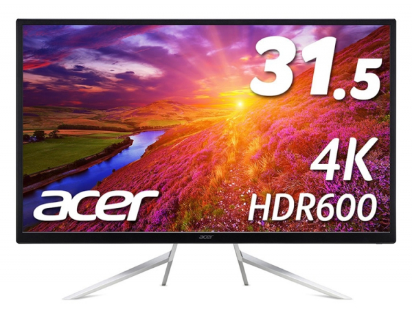 Acer выпустила 4K-монитор с сертификацией DisplayHDR 600