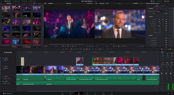 Blackmagic представила бета-версию мощного пакета монтажа видео DaVinci Resolve 16