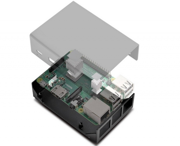 SilverStone PI01: компактный металлический корпус для Raspberry Pi