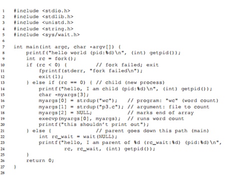 Operating Systems: Three Easy Pieces. Part 3: Process API (перевод)