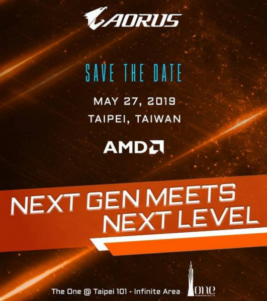 Gigabyte представит материнские платы Aorus на базе AMD X570 в рамках Computex 2019
