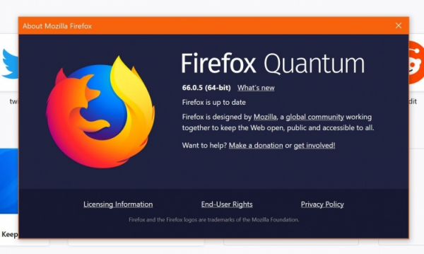Mozilla выпустила Firefox 66.0.5 с исправлением проблемы с расширениями