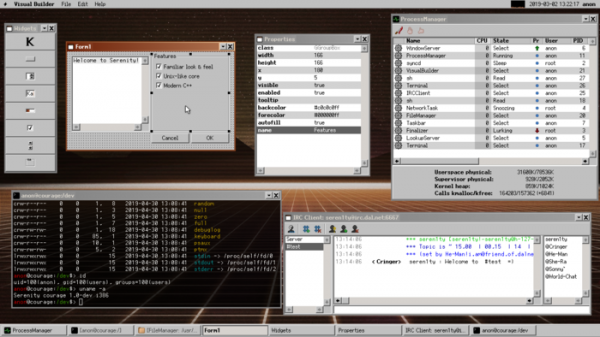 Проект SerenityOS развивает Unix-подобную ОС c графическим интерфейсом