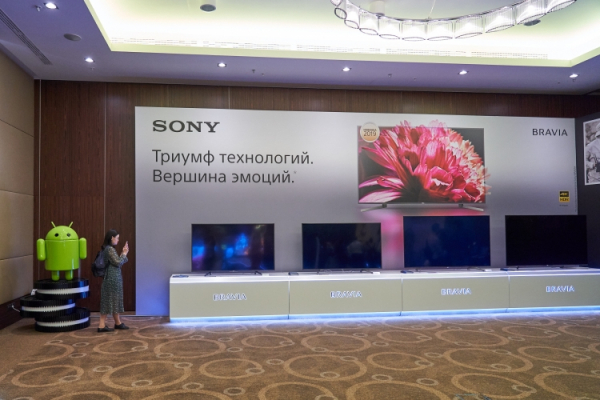 В России представлен 8К HDR-телевизор компании Sony