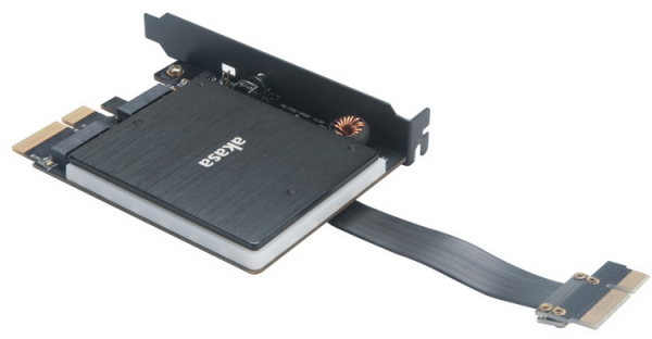 Akasa представила PCIe-адаптер для двух накопителей M.2 с RGB-подсветкой
