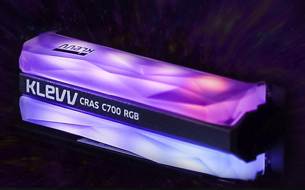 KLEVV CRAS C700 RGB: накопители NVMe M.2 SSD с эффектной подсветкой