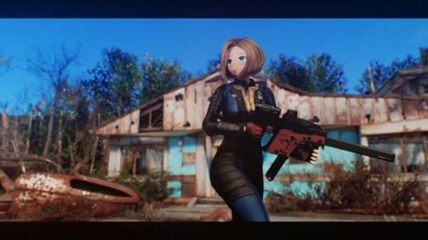 Вышла модификация, превращающая персонажей Fallout 4 в девушек из аниме