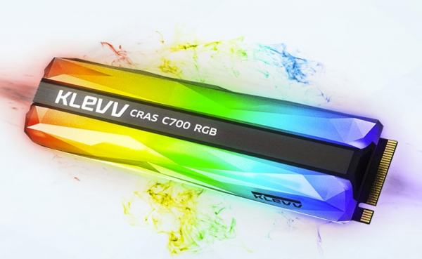 KLEVV CRAS C700 RGB: накопители NVMe M.2 SSD с эффектной подсветкой