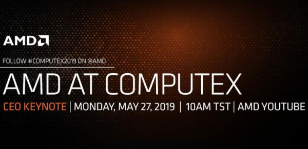 AMD будет вести прямую трансляцию с открытия Computex 2019