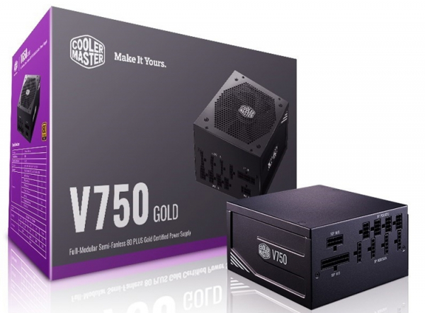 Новые блоки питания Cooler Master V Gold имеют мощность 650 и 750 Вт