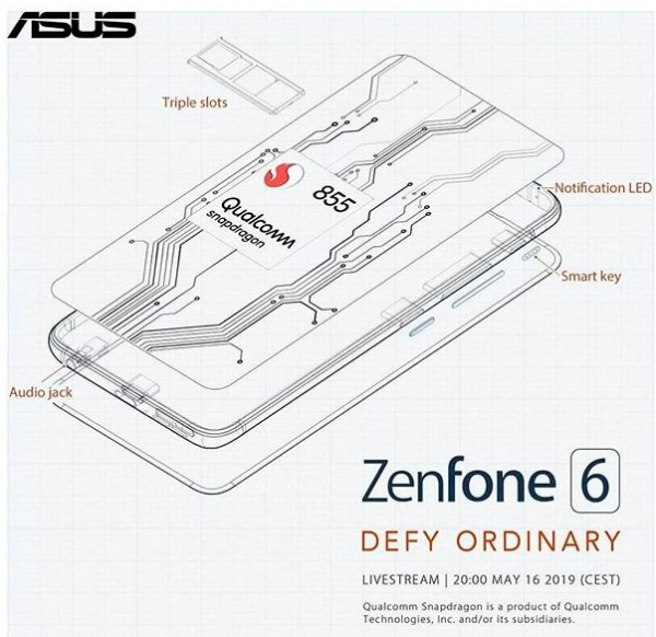 ASUS Zenfone 6: двойной слайдер с рекордно ёмким для флагмана аккумулятором и ценой под $1000 в топовой версии