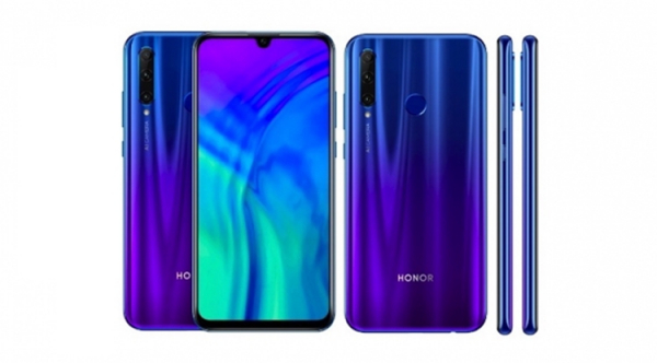 Honor 20 Lite: смартфон с 32-Мп селфи-камерой и процессором Kirin 710