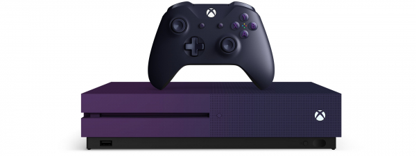 Официально: Microsoft выпустит Xbox One S с Fortnite в необычной фиолетовой раскраске уже на днях