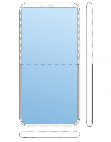Samsung проектирует смартфон с дисплеем на тыльной панели