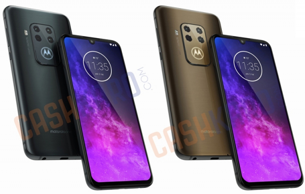 Смартфон Motorola One Pro с квадрокамерой позирует на рендерах