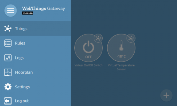 Доступен Mozilla WebThings Gateway 0.9, шлюз для умного дома и IoT-устройств