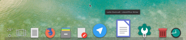 Выпуск Latte Dock 0.9, альтернативной панели для KDE 