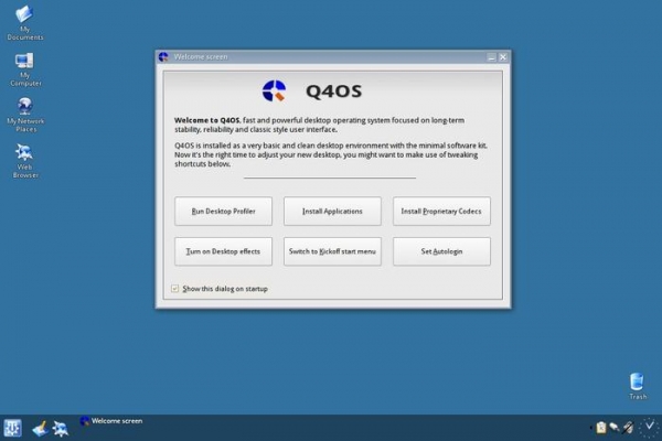 Выпуск дистрибутива Q4OS 3.8